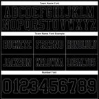 Custom Black Steel Gray Authentic Football Jersey photo 4