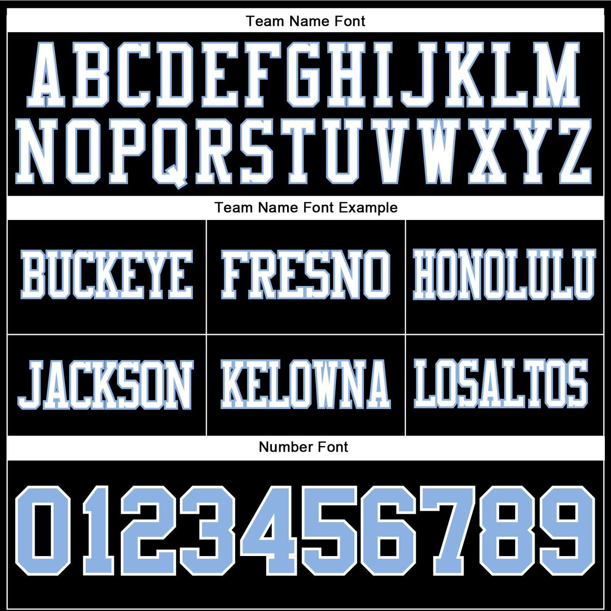 Custom Black Light Blue-White Authentic Football Jersey photo 3