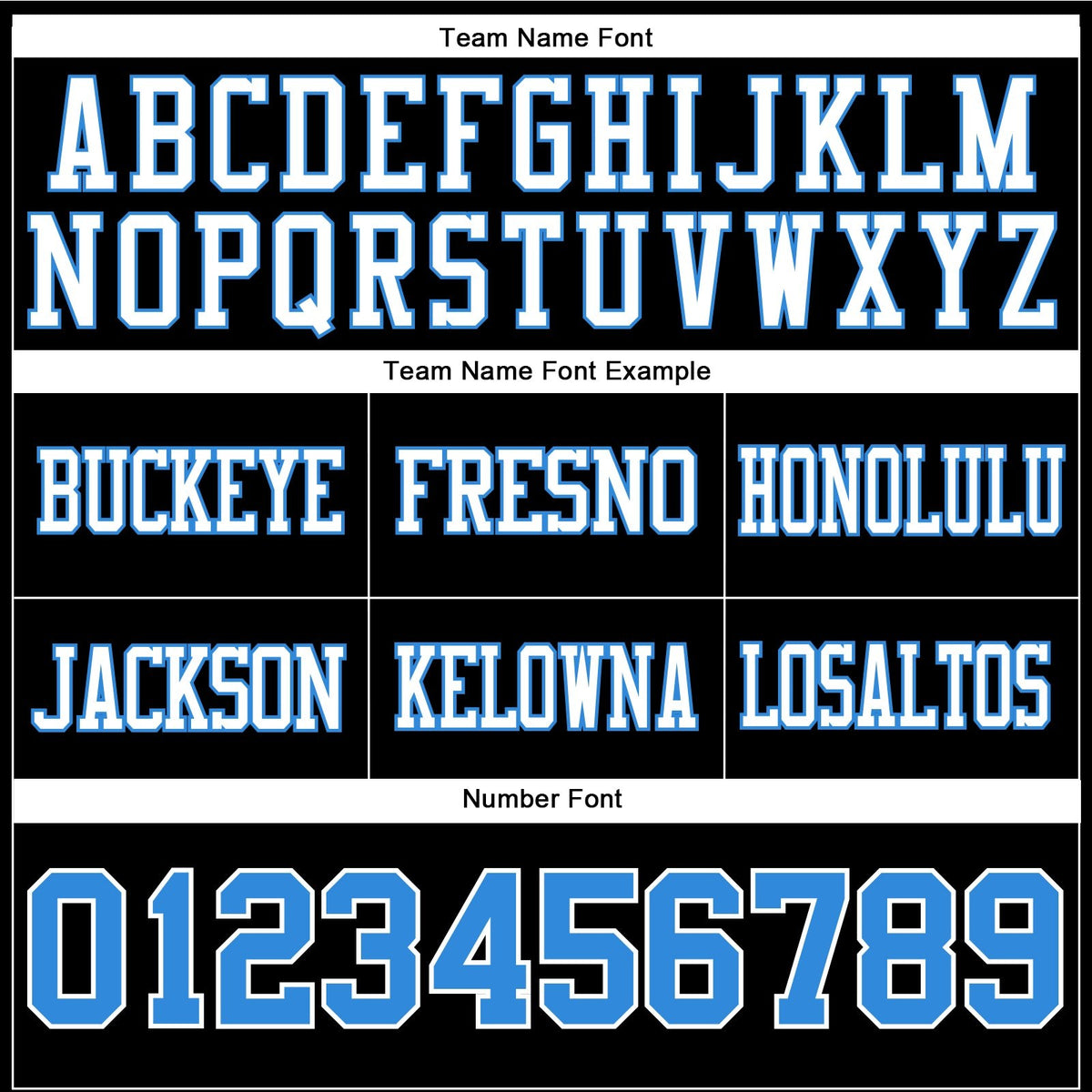 Custom Black Powder Blue-White Authentic Football Jersey photo 3