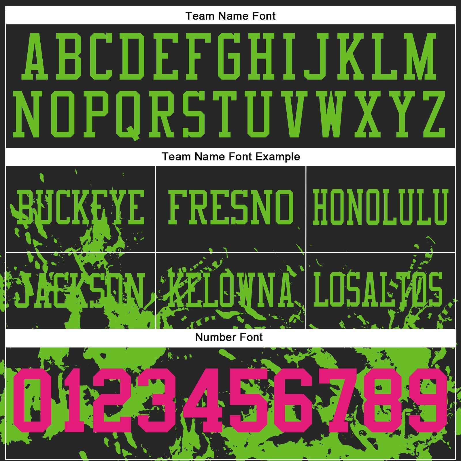 Custom Black Hot Pink-Aurora Green 3D Pattern Splash Authentic Football Jersey photo 3