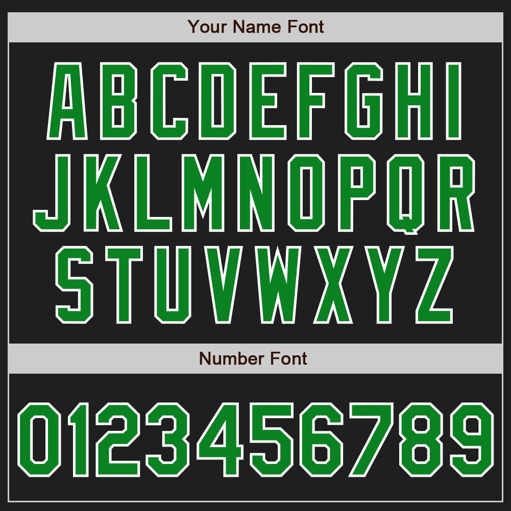 Custom Stitched Black Grass Green-White Baseball Pullover Sweatshirt Hoodie photo 4