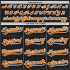 Custom Stitched Black Texas Orange-White Baseball Pullover Sweatshirt Hoodie photo 3