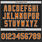 Custom Stitched Black Texas Orange-White Baseball Pullover Sweatshirt Hoodie photo 4