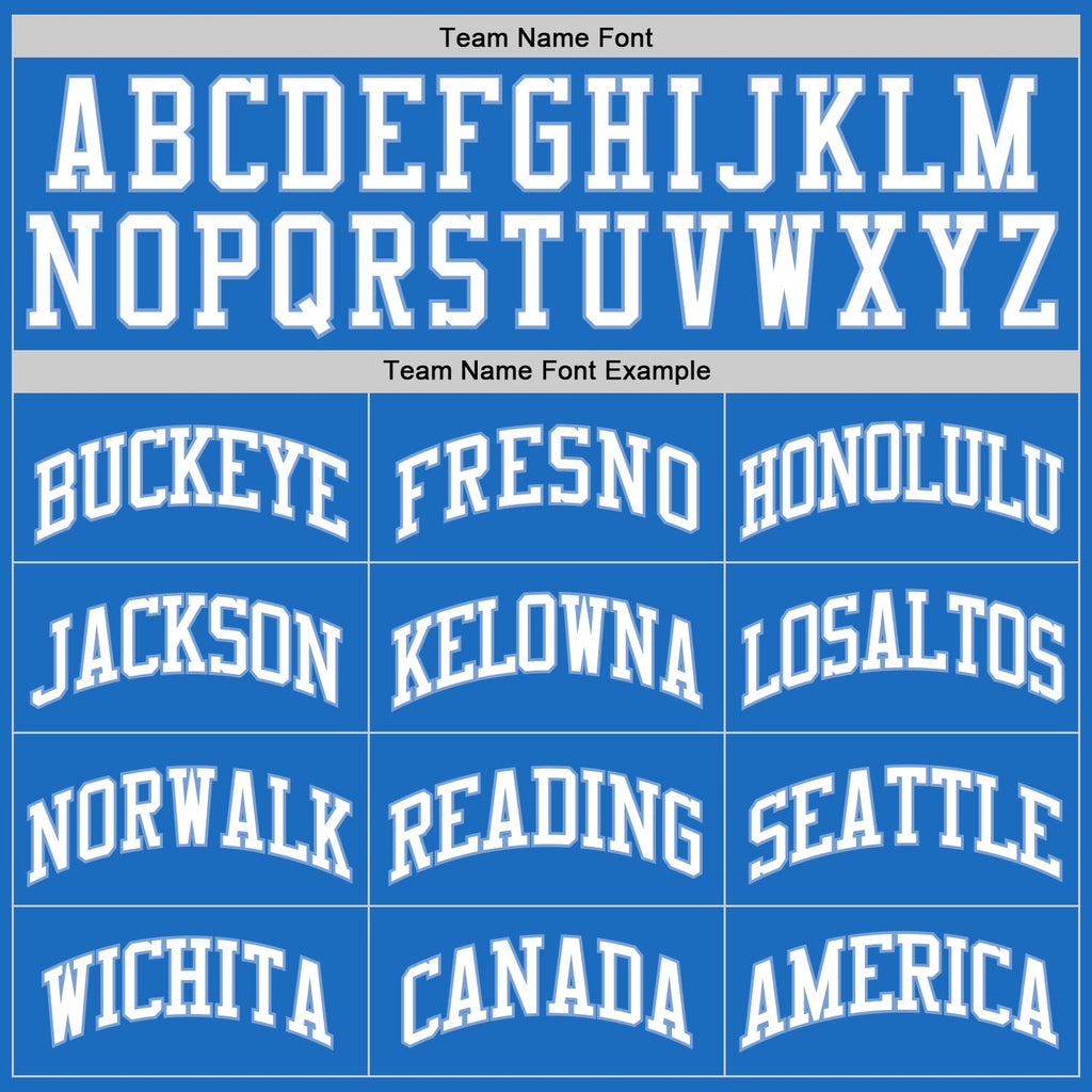 Custom Blue White-Light Blue Authentic Throwback Basketball Jersey photo 2