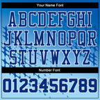 Custom Blue Royal-Light Blue Round Neck Sublimation Basketball Uniform Jersey photo 3
