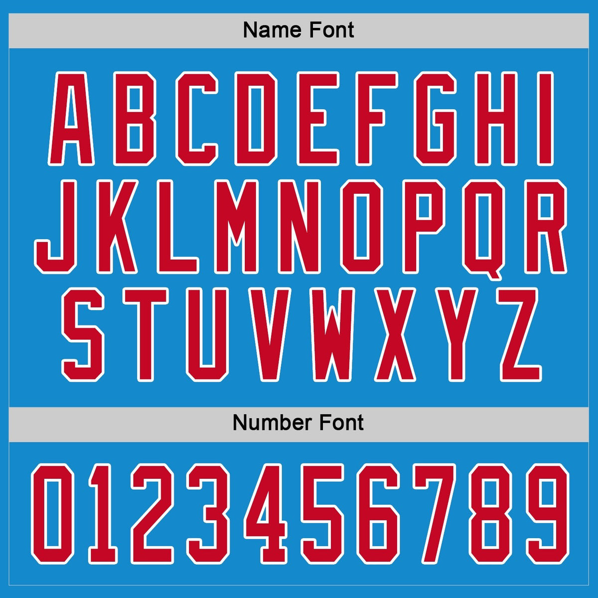 Custom Blue Red-White Hockey Jersey photo 3