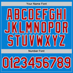 Custom Blue Red-White Performance T-Shirt photo 3