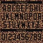 Custom Stitched Brown Brown-Old Gold 3D Pattern Design Leopard Sports Pullover Sweatshirt Hoodie photo 3