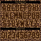 Custom Brown Brown-Old Gold 3D Pattern Design Leopard Performance T-Shirt photo 3