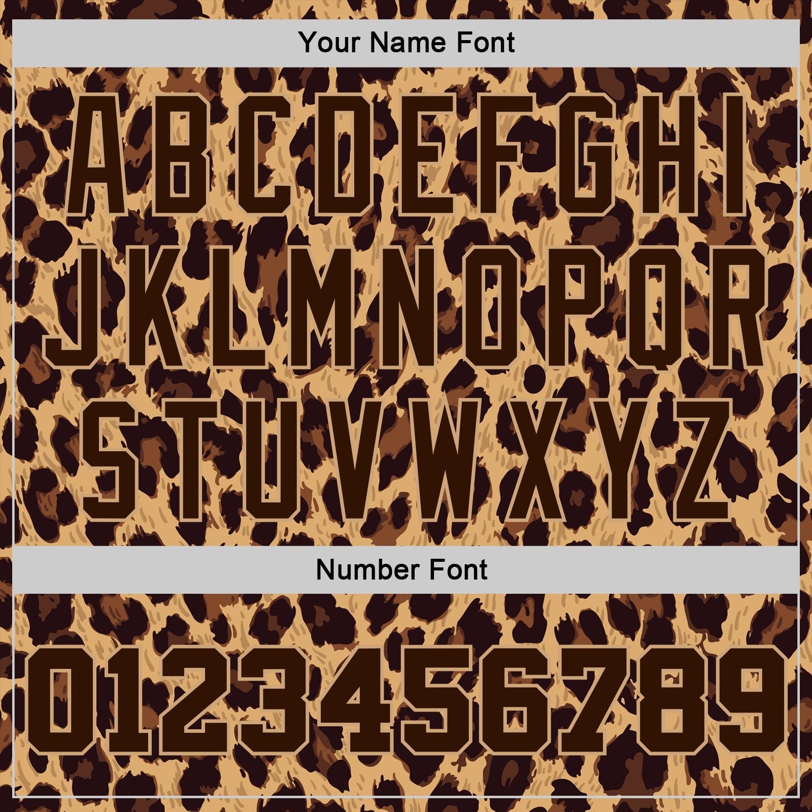 Custom Brown Brown-Old Gold 3D Pattern Design Leopard Authentic Basketball Jersey photo 3