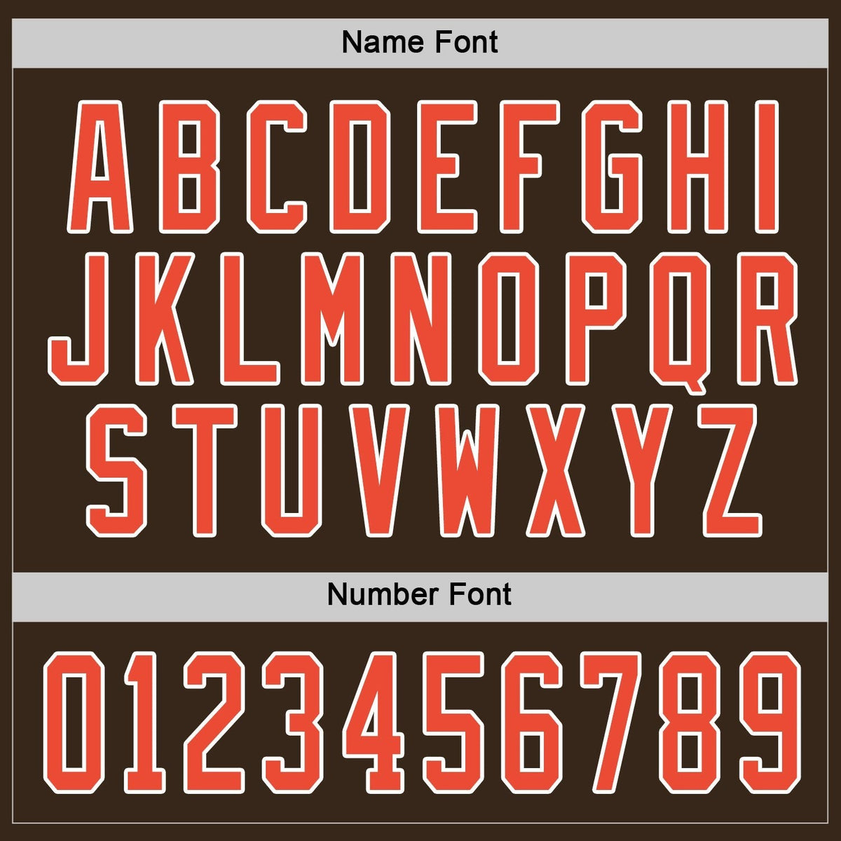 Custom Brown Orange-White Hockey Jersey photo 3