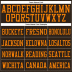Custom Brown Bay Orange Mesh Authentic Football Jersey photo 2