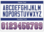 Custom White Royal-Red Drift Fashion Football Jersey photo 3
