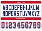 Custom Red Royal-White Drift Fashion Football Jersey photo 4
