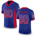 Custom Royal Red-White Drift Fashion Football Jersey