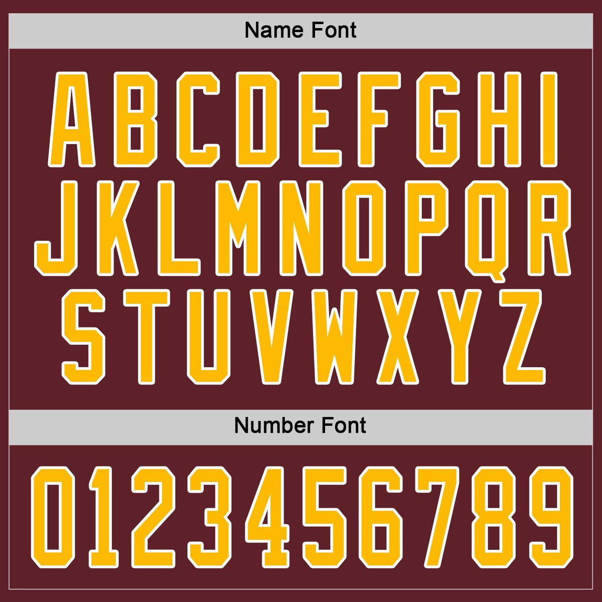 Custom Burgundy Gold-White Hockey Jersey photo 3
