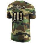Custom Camo Black-Cream Performance Salute To Service T-Shirt photo 5