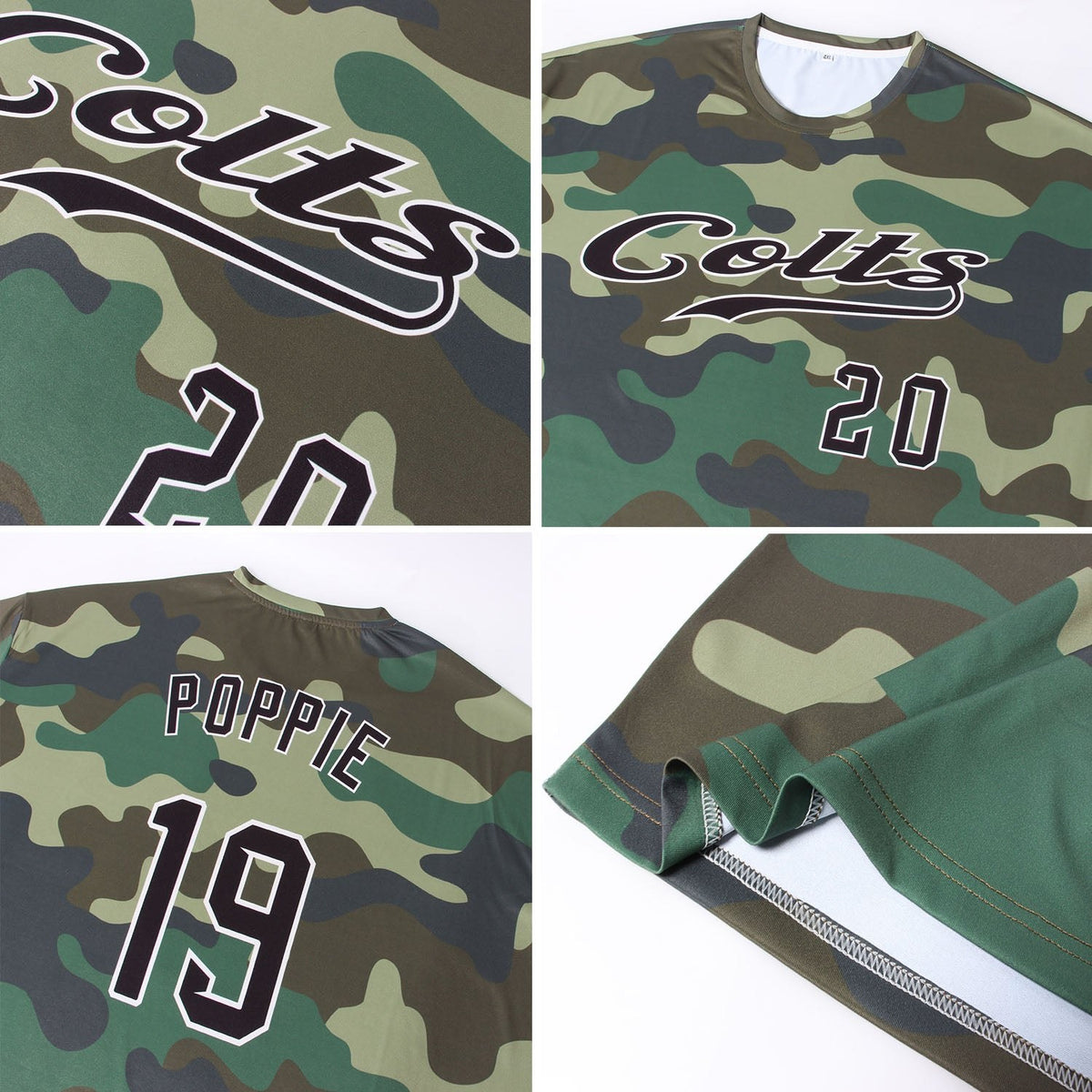 Custom Camo Black-Cream Performance Salute To Service T-Shirt photo 6