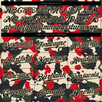 Custom Stitched Camo Black-Cream Sports Pullover Sweatshirt Salute To Service Hoodie photo 4
