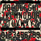 Custom Stitched Camo Black-Cream Sports Pullover Sweatshirt Salute To Service Hoodie photo 5