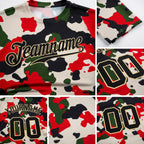 Custom Camo Black-Cream Performance Salute To Service T-Shirt detail