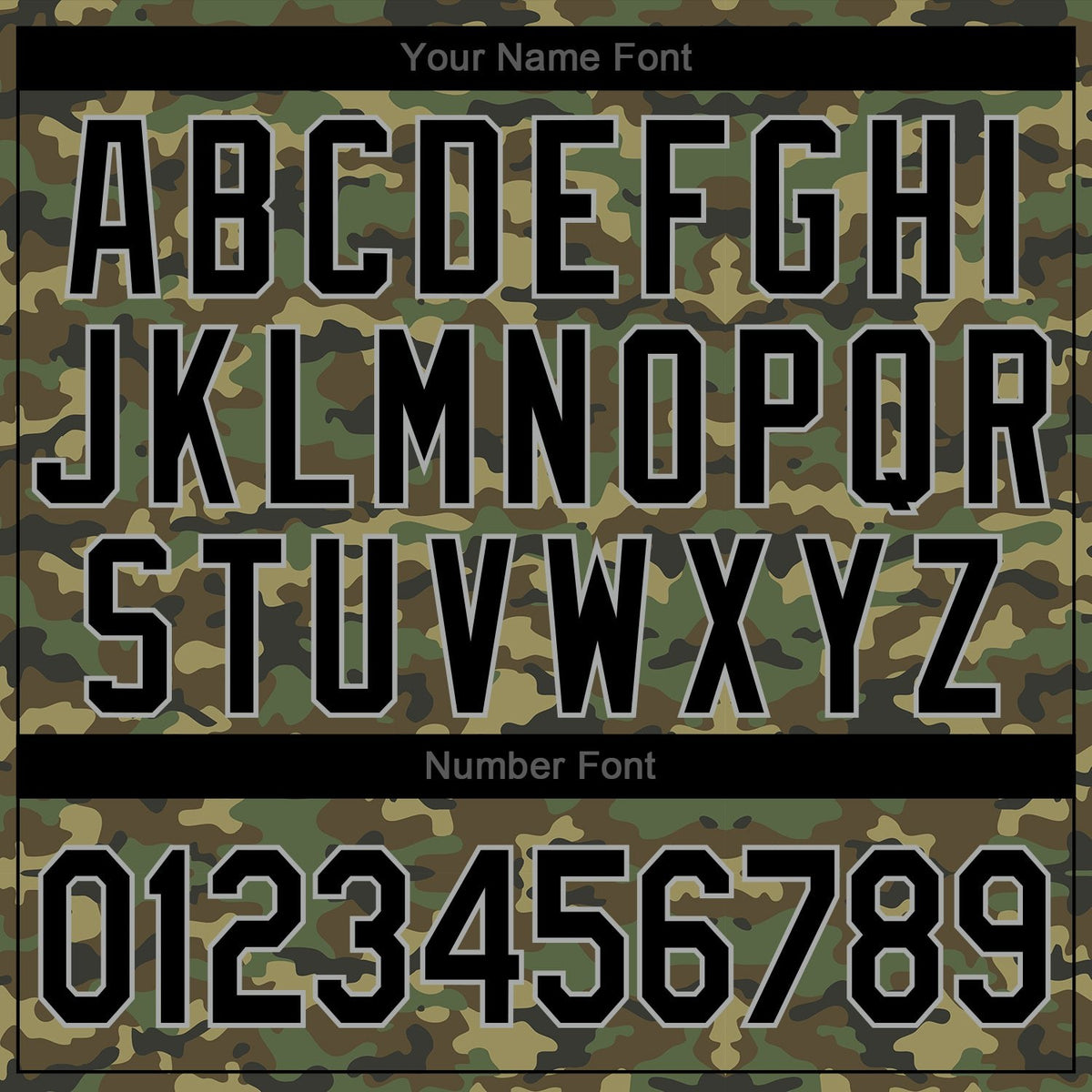 Custom Stitched Camo Black-Gray Sports Pullover Sweatshirt Salute To Service Hoodie photo 5