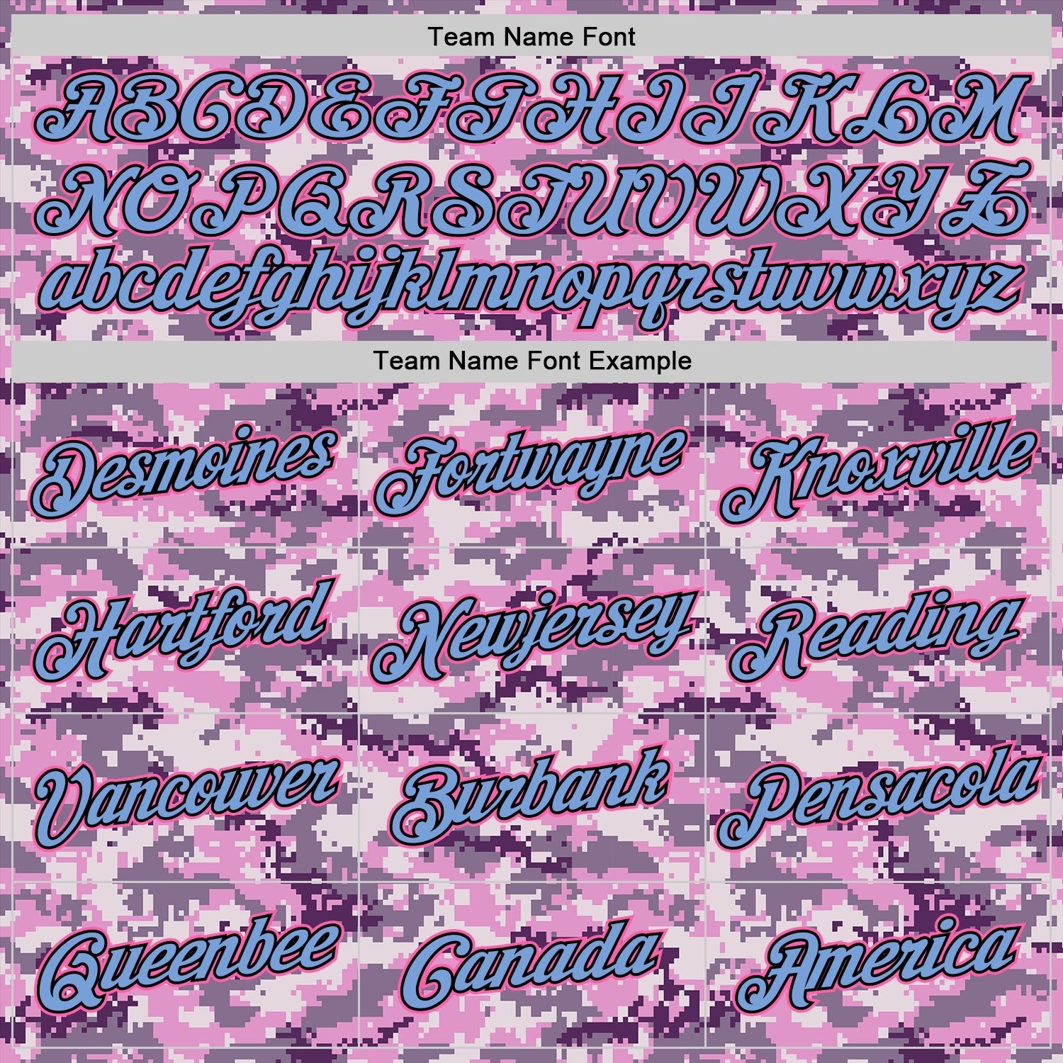 Custom Stitched Camo Pink-Light Blue Sports Pullover Sweatshirt Salute To Service Hoodie photo 4