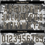 Custom Stitched Camo Steel Gray-Cream Sports Pullover Sweatshirt Salute To Service Hoodie photo 5