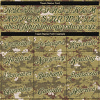 Custom Camo Olive-Cream Performance Salute To Service T-Shirt photo 2