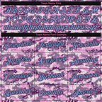 Custom Camo Pink-Light Blue Performance Salute To Service T-Shirt photo 2