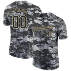 Custom Camo Black-Cream Performance Salute To Service T-Shirt photo 1