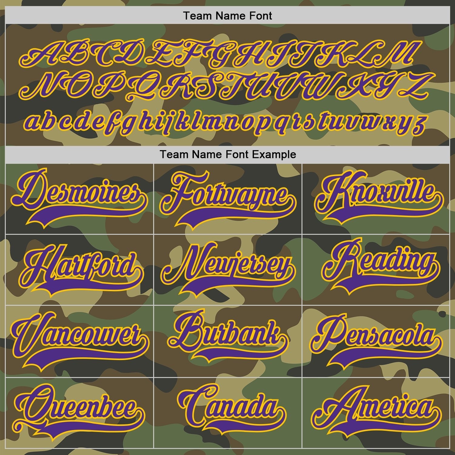 Custom Camo Purple-Gold Salute To Service Hockey Jersey photo 3