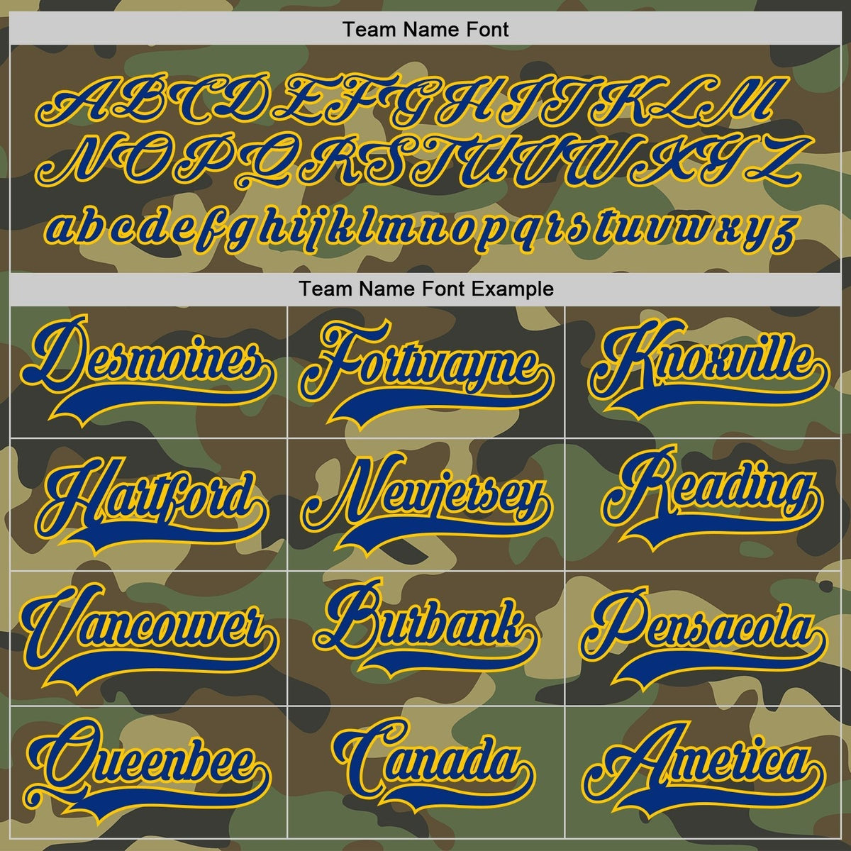 Custom Camo Royal-Gold Salute To Service Hockey Jersey photo 3