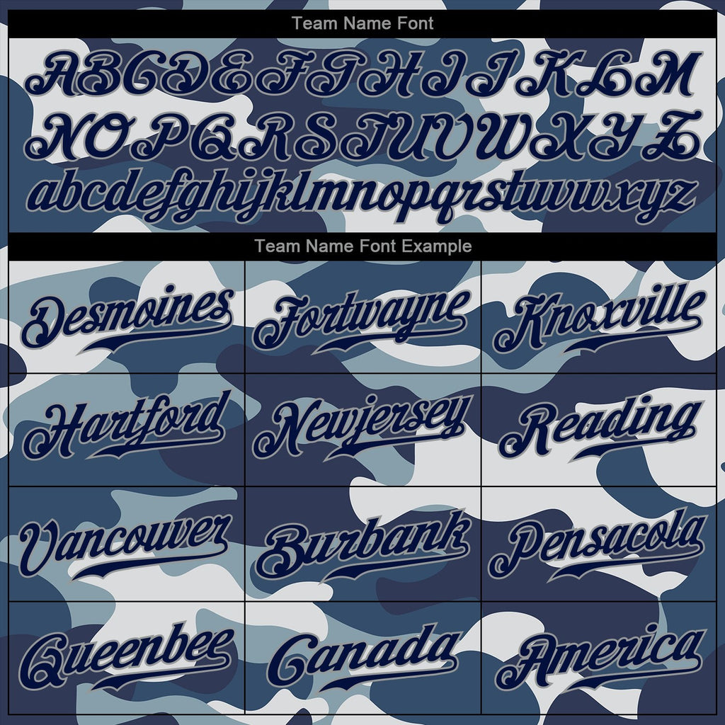 Custom Camo Navy-Gray Performance Salute To Service T-Shirt photo 2