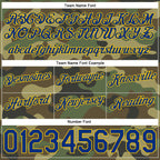 Custom Camo Royal-Gold Authentic Salute To Service Basketball Shorts photo 2