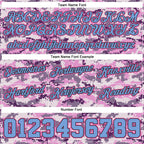 Custom Camo Light Blue-Pink Authentic Salute To Service Basketball Shorts photo 2