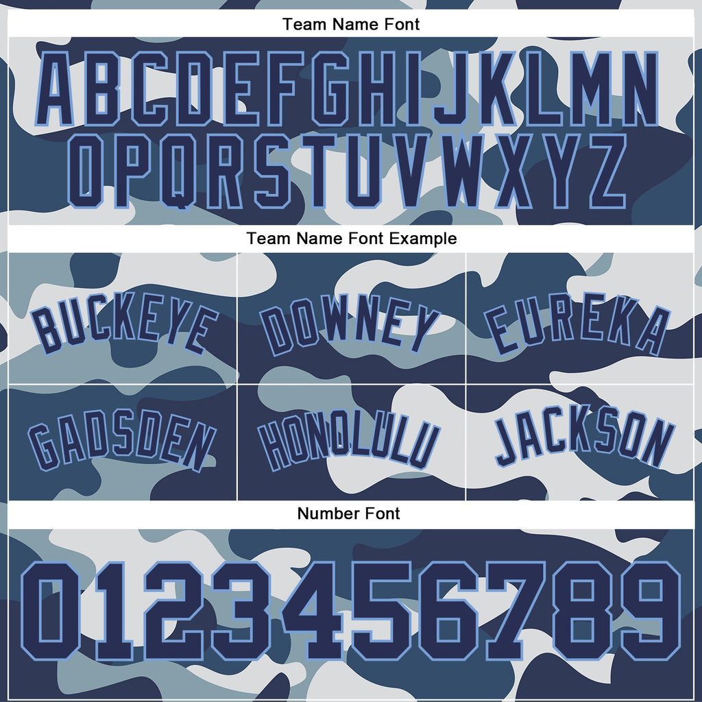 Custom Camo Navy-Light Blue Authentic Salute To Service Basketball Shorts photo 2