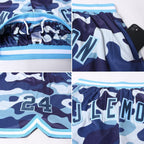 Custom Camo Navy-Light Blue Authentic Salute To Service Basketball Shorts photo 3