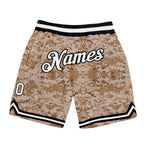 Custom Camo White-Black Authentic Salute To Service Basketball Shorts photo 1