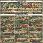 Custom Stitched Camo Vintage USA Flag-Cream Sports Pullover Sweatshirt Salute To Service Hoodie photo 3