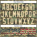 Custom Stitched Camo Vintage USA Flag-Cream Sports Pullover Sweatshirt Salute To Service Hoodie photo 4