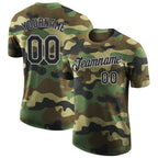 Custom Camo Black-Gray Performance Salute To Service T-Shirt photo 1