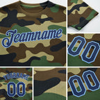 Custom Camo Navy-Light Blue Performance Salute To Service T-Shirt detail