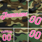 Custom Camo Pink-White Performance Salute To Service T-Shirt detail