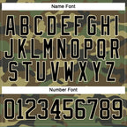 Custom Camo Black-Cream Salute To Service Hockey Lace Neck Jersey photo 5