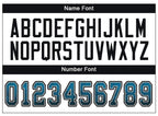 Custom Panther Blue Black-Gray Drift Fashion Football Jersey photo 4