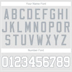 Custom White Gray Baseball Jersey photo 3