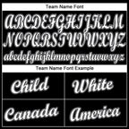 Custom Black White-Gray Baseball Jersey photo 5