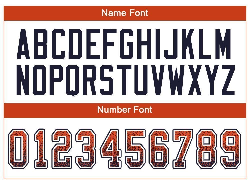 Custom Orange Navy-White Drift Fashion Football Jersey photo 4