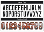 Custom White Black-Orange Drift Fashion Football Jersey photo 3